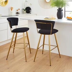 Kendall Bar Stool, Velvet