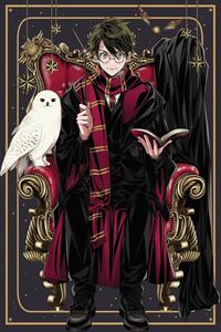 Art Poster Harry Potter - Anime style, (26.7 x 40 cm)
