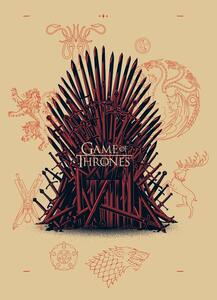 Art Poster Game of Thrones - Iron Throne, (26.7 x 40 cm)