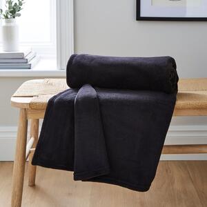 Soft Fleece Recycled Throw Blanket, 130cm x 170cm