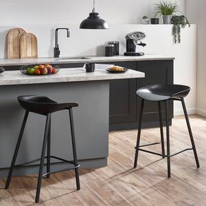 Renzo Set Of 2 Bar Stools, Metal