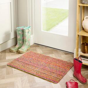 Marvel Striped Washable Cotton Doormat