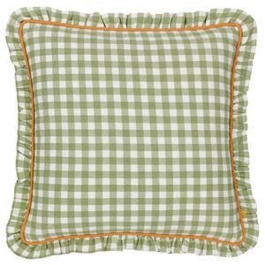 Furn. Maude Gingham Cotton Square Cushion