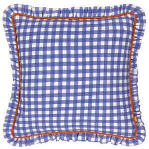 Furn. Maude Gingham Cotton Square Cushion