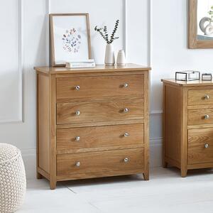 Jenkins 4 Drawer Chest, Oak