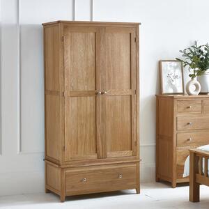 Jenkins Double Wardrobe, Oak