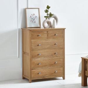 Jenkins 6 Drawer Chest, Oak