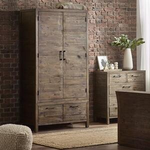 Homer 2 Door Wardrobe, Pine