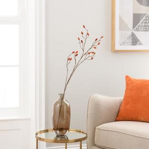 Artificial Red Rose Hip Stem