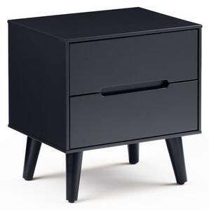 Cecil 2 Drawer Bedside, Anthracite