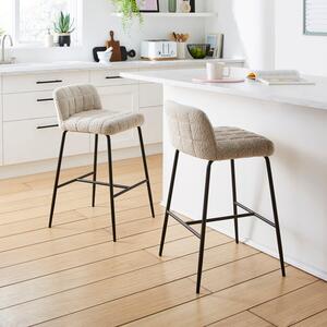 Caden Counter Height Bar Stool, Boucle