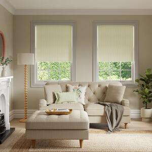 Linford Stripe Green Blackout Roller Blind