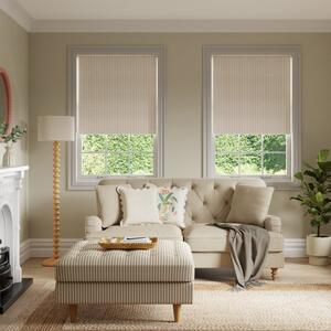 Linford Stripe Natural Blackout Roller Blind