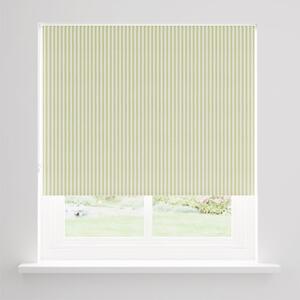 Linford Stripe Green Blackout Roller Blind