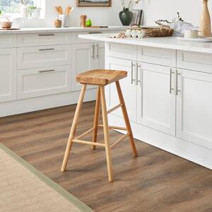 Loxwood Counter Height Bar Stool, Solid Oak