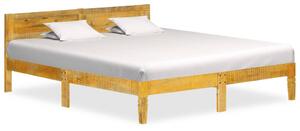 Bed Frame without Mattress Solid Mango Wood 180 cm