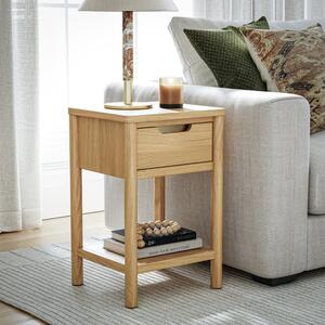 Florida Lamp Table, Oak Effect