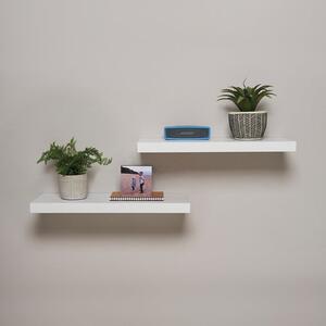 Set of 2 Floating Shelves, 40cm