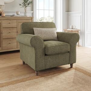 Flori Soft Chenille Armchair