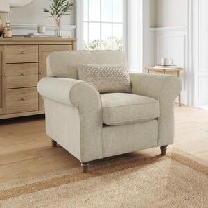 Flori Soft Chenille Armchair