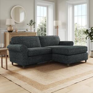 Flori Chunky Chenille Corner Chaise Sofa