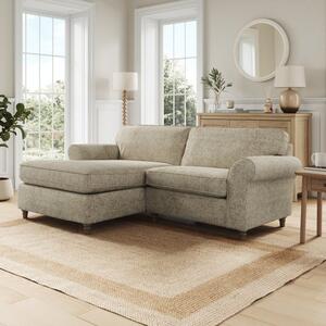 Flori Chunky Chenille Corner Chaise Sofa