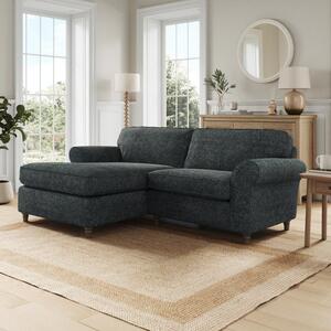 Flori Chunky Chenille Corner Chaise Sofa