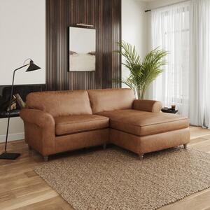 Flori Arizona Faux Leather Corner Chaise Sofa