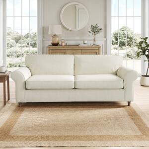 Flori Chunky Chenille 4 Seater Sofa