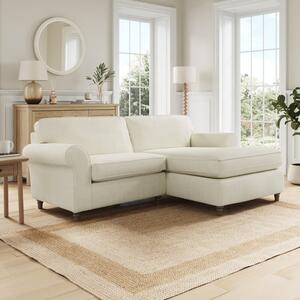 Flori Chunky Chenille Corner Chaise Sofa