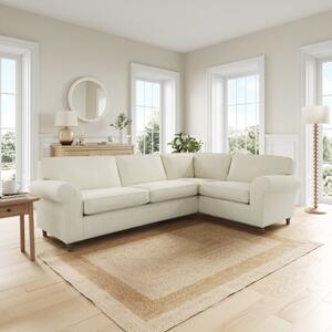 Flori Chunky Chenille Corner Sofa