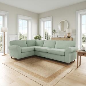 Flori Soft Chenille Corner Sofa