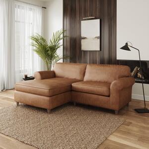 Flori Arizona Faux Leather Corner Chaise Sofa