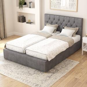 Olivier Plush Velvet Adjustable Bed