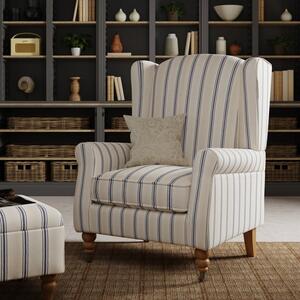 Oswald Folkstone Stripe Grande Armchair