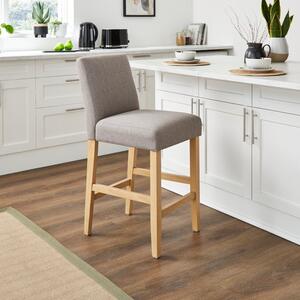 Oakley Counter Height Bar Stool, Grey Fabric