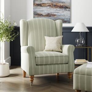 Oswald Folkstone Stripe Grande Armchair