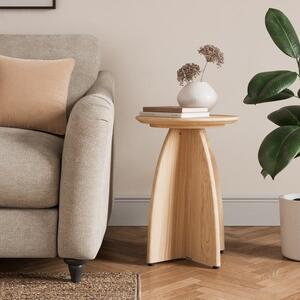 Effy Side Table, Natural Wood Effect