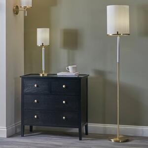 Midland Marble Effect Floor Lamp