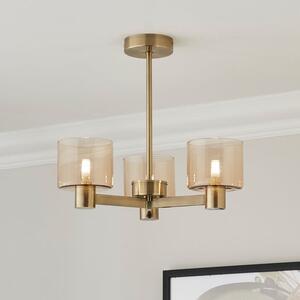 Erin 3 Light Semi Flush Ceiling Light