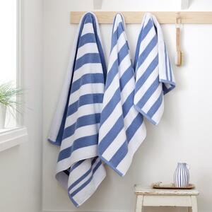 Bianca Cotton Reversible Stripe Cotton Towel