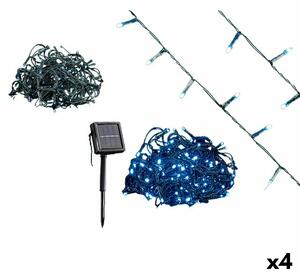 Wreath of LED Lights Solar White Plastic 20 m (4 Units)