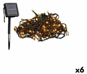 Wreath of LED Lights Warm light Solar charging 15 m (6 Units)