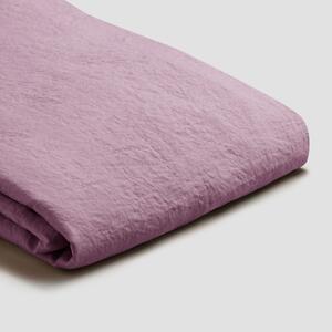 Piglet Raspberry 100% Linen Flat Sheet Size King