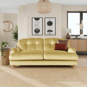 Martha Vintage Velvet 3 Seater Sofa