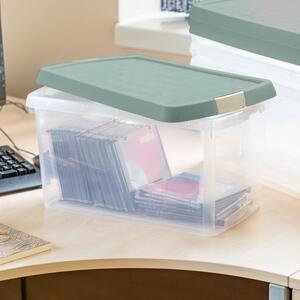 Wham Clip Pack of 4 14L Storage Boxes With Lids