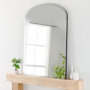 Yearn Arched Bevelled Overmantel Wall Mirror