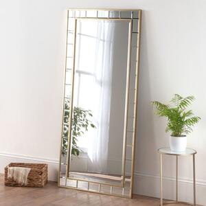 Yearn Bevelled Tiled Full Length Leaner Mirror