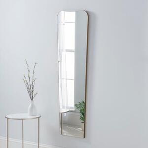 Yearn Curved Narrow Full Length Wall Mirror