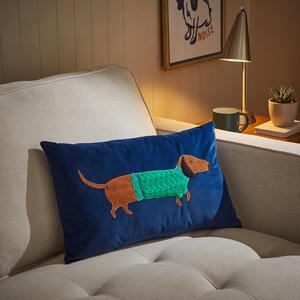 Sam the Sausage Dog Rectangular Cushion